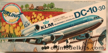 Hasegawa 1/200 McDonnell Douglas DC-10-30 KLM, LC6 plastic model kit